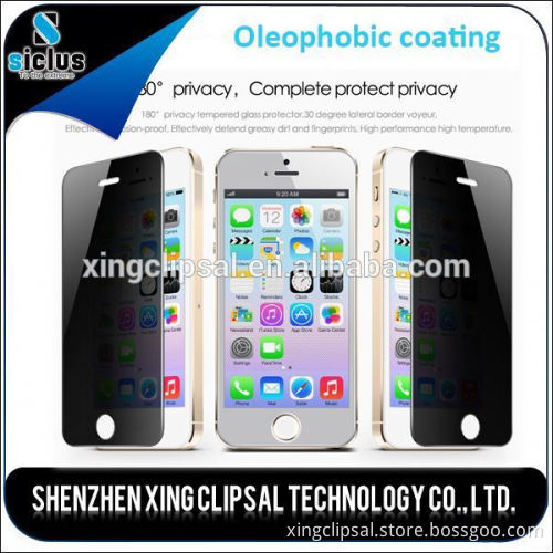 2015 sample available anti-glare privacy Screen Protector Tempered Glass For Iphone5